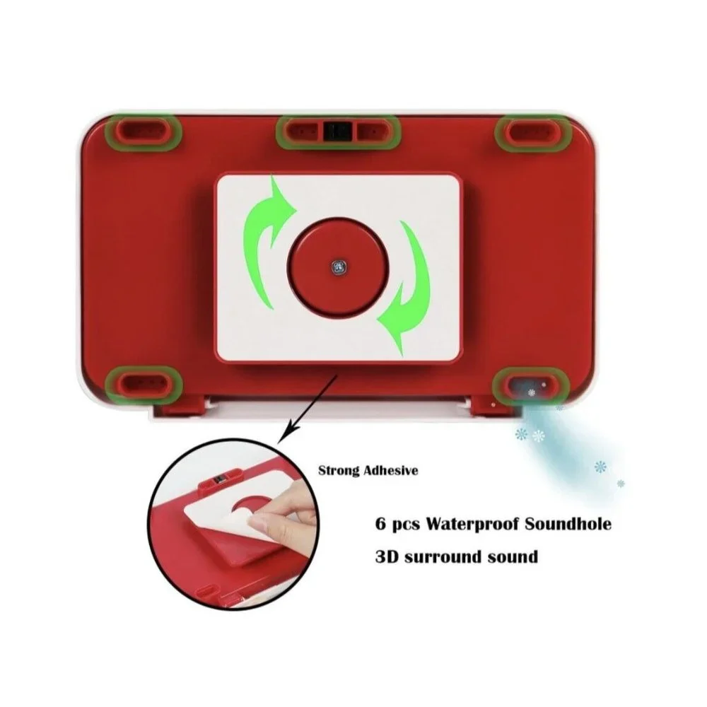 Waterproof Anti-Fog Shower Case Phone Holder with Wall Mount, New